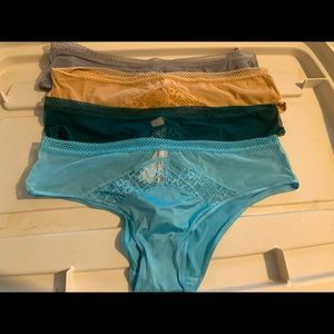 4 brand new pairs Victoria’s Secret Body panties